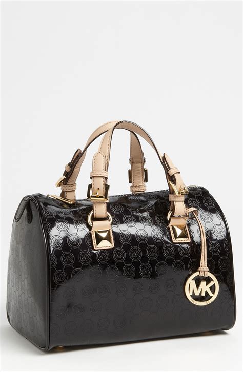 michael kors grayson satchel black|Michael Kors grayson satchel small.